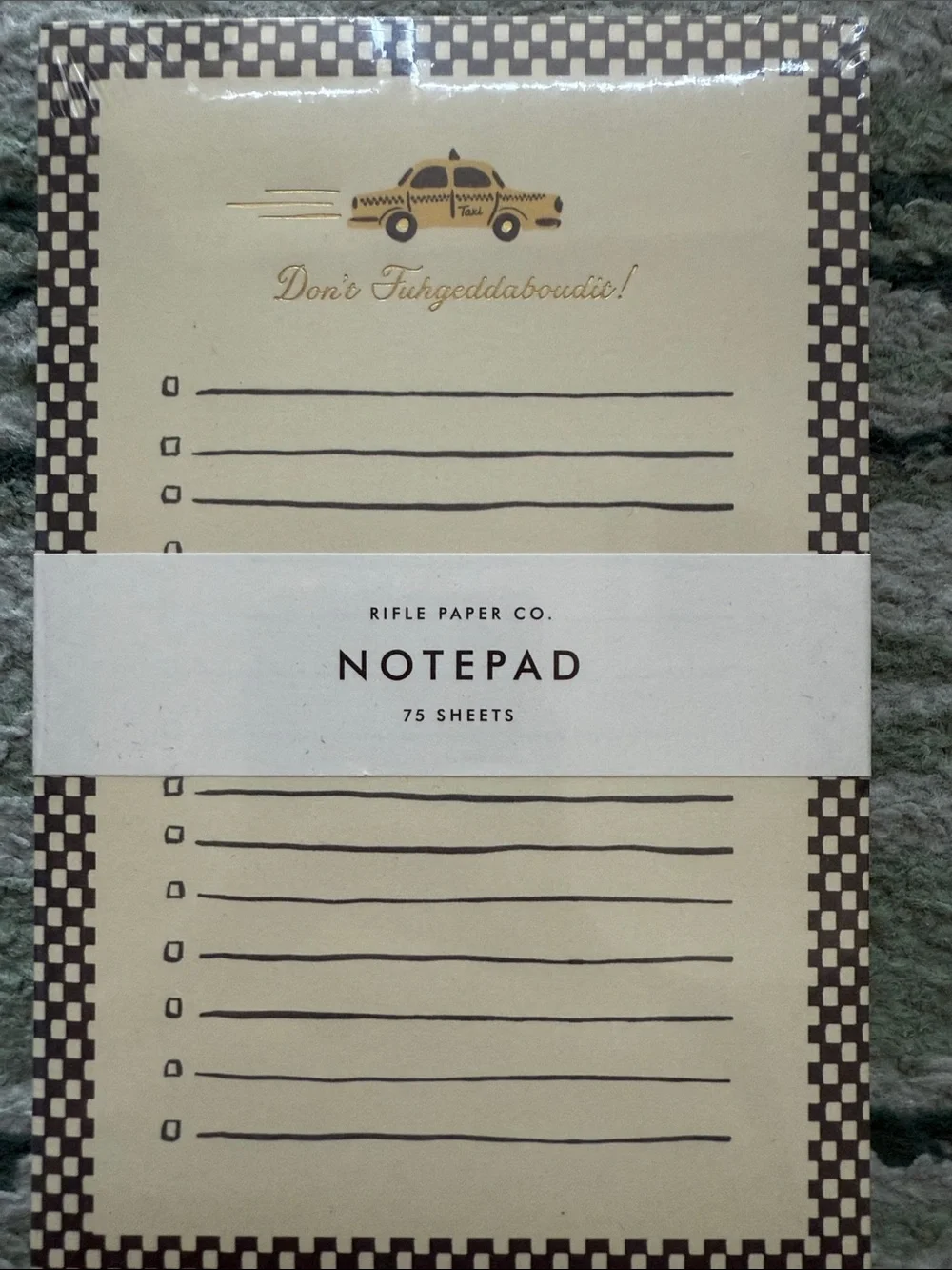 🆕 Rifle Paper Co. checklist notepad